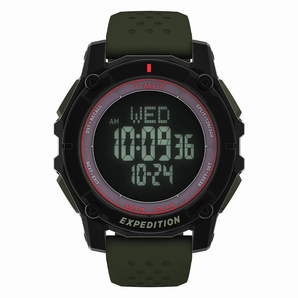 Expedition Ridge Solar Digital 49mm Silicone Band