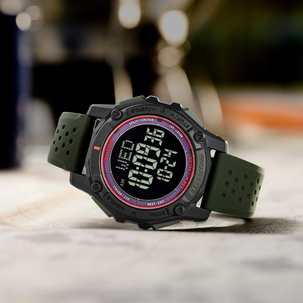 Expedition Ridge Solar Digital 49mm Silicone Band