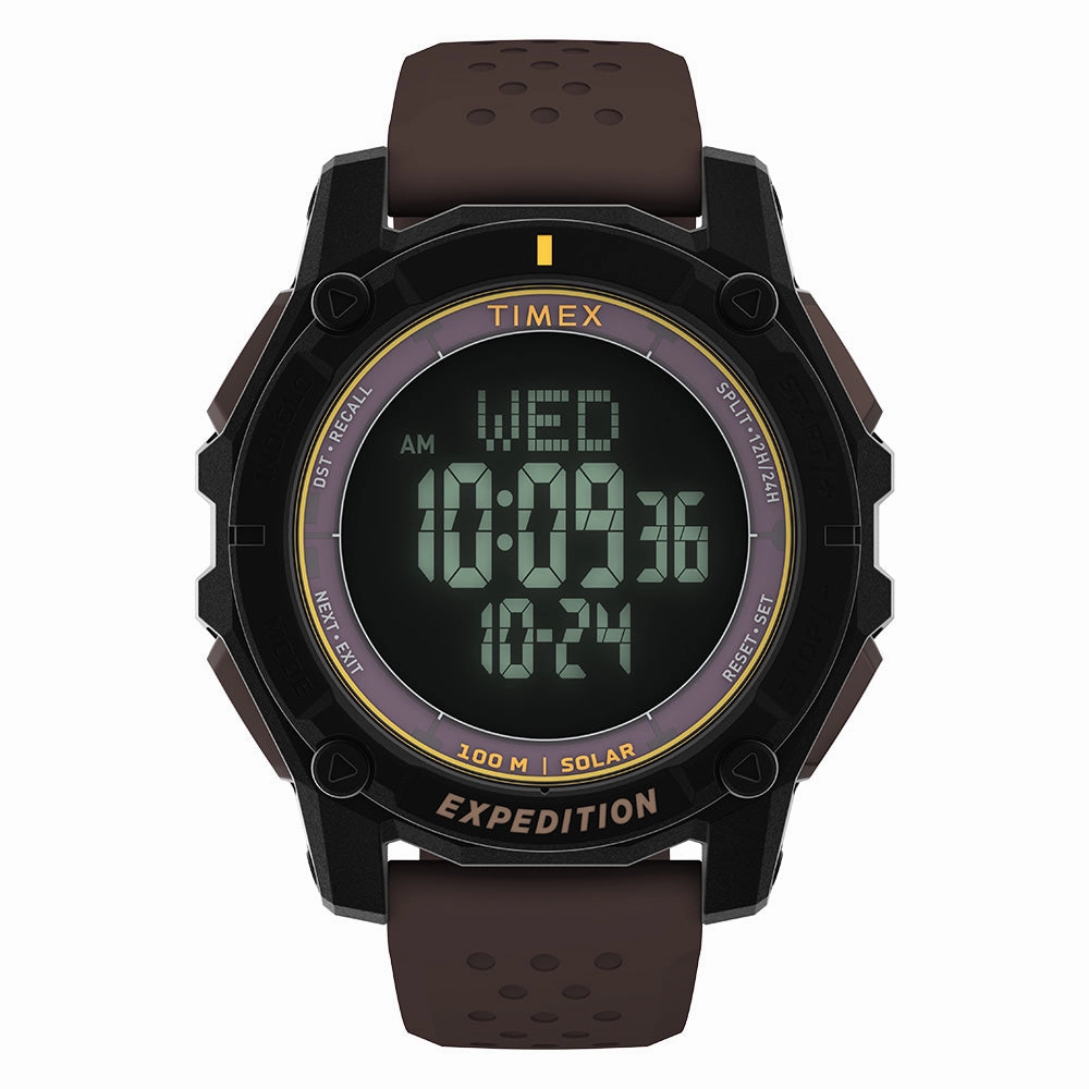 Expedition Ridge Solar Digital 49mm Silicone Band