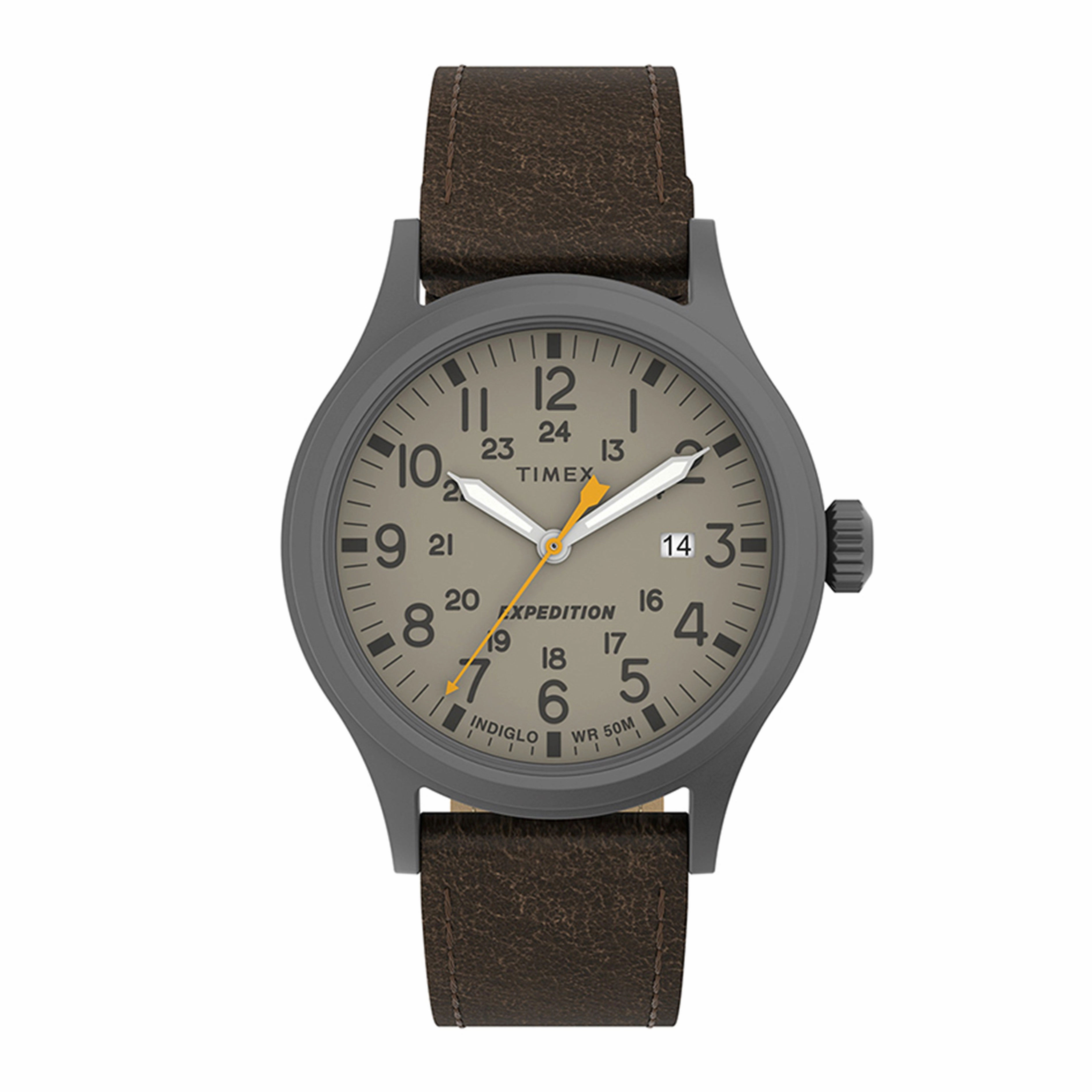 Expedition Scout Date 40mm Leather Band