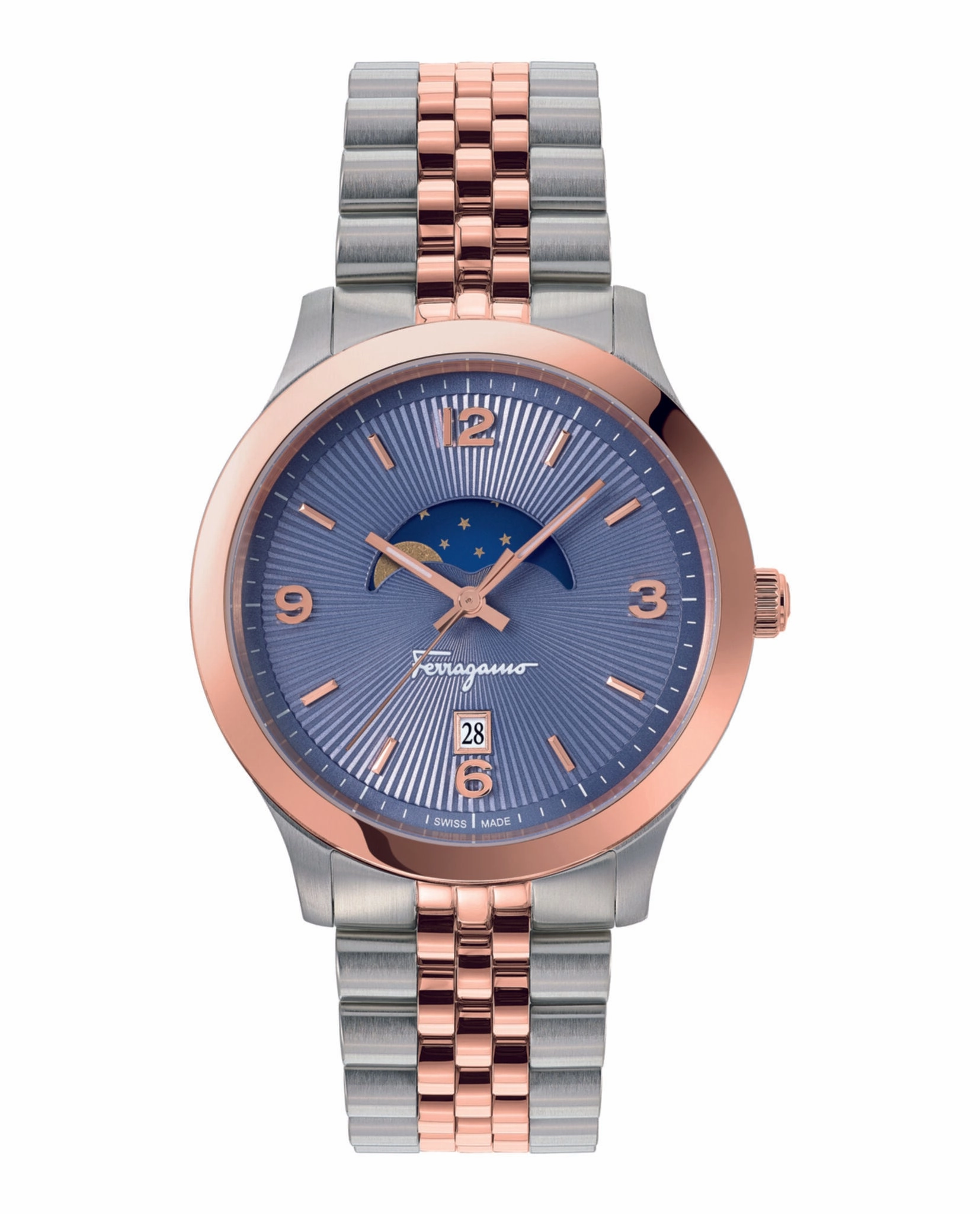 Ferragamo Duo Moonphase Bracelet Watch