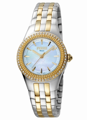 Ferre Milano  Women's Light Blue   Dial Stainless Steel  Watch