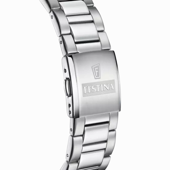 Festina Blue Dial Stainless Steel Strap Men's Watch F20575/2
