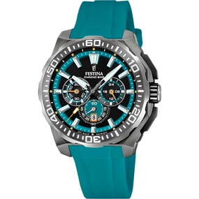 Festina Chrono Bike Blue Rubber Strap Watch f20725/6