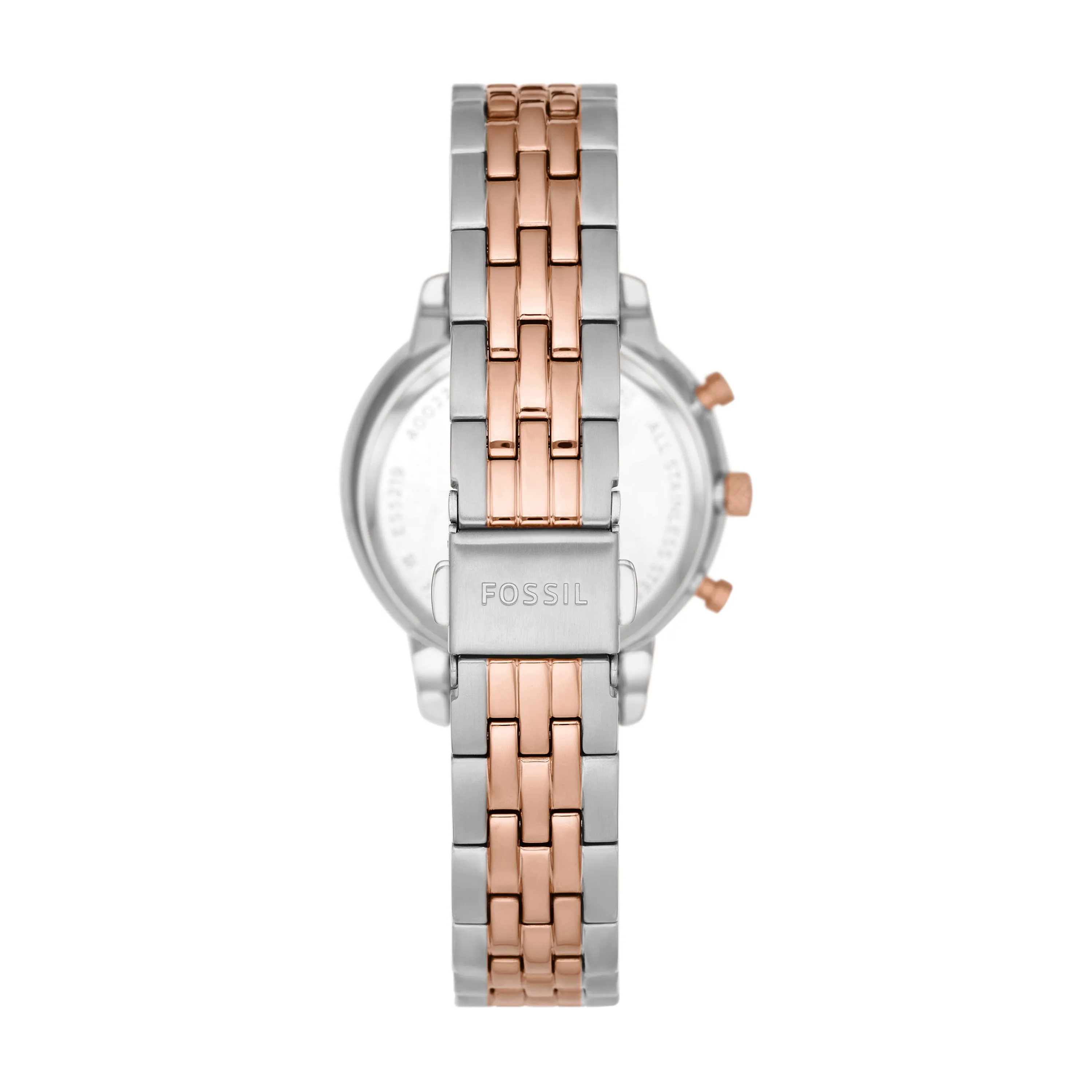 Fossil Neutra Rose Gold Two Tone Stainless Steel Watch ES5279