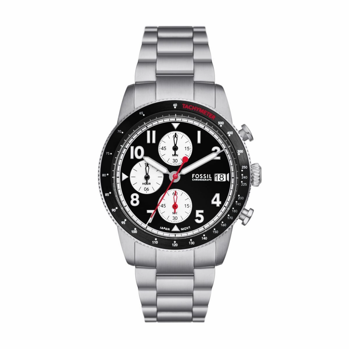 Fossil FS6045 Japan Movement Silver Bracelet Watches