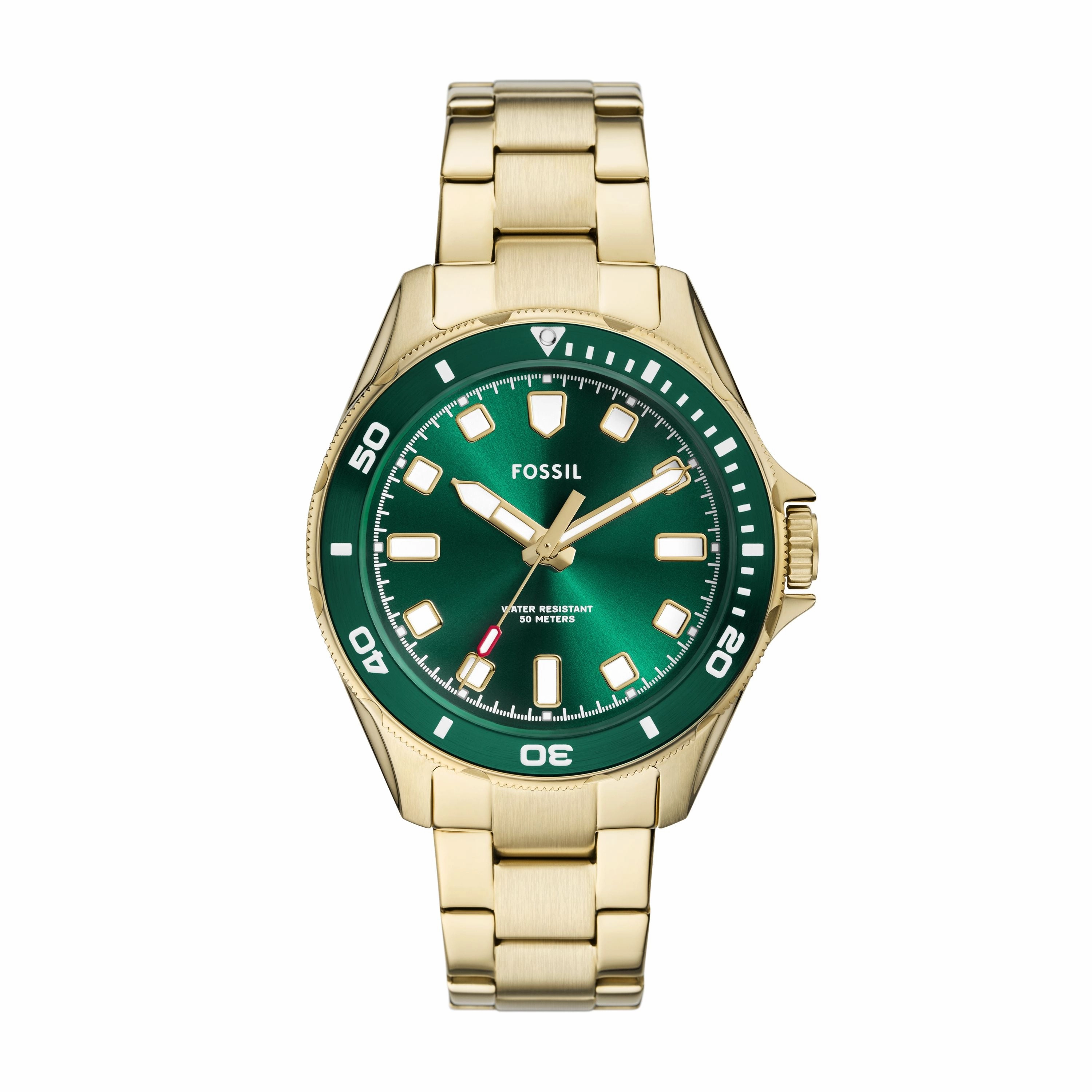Fossil Men's Dalton Three-Hand, Gold-Tone Stainless Steel Watch