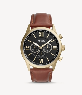 Fossil Men's Flynn Chronograph, Gold-Tone Stainless Steel Watch
