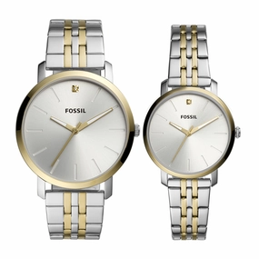 Fossil Men's Lux Luther Three-Hand, Stainless Steel Watch