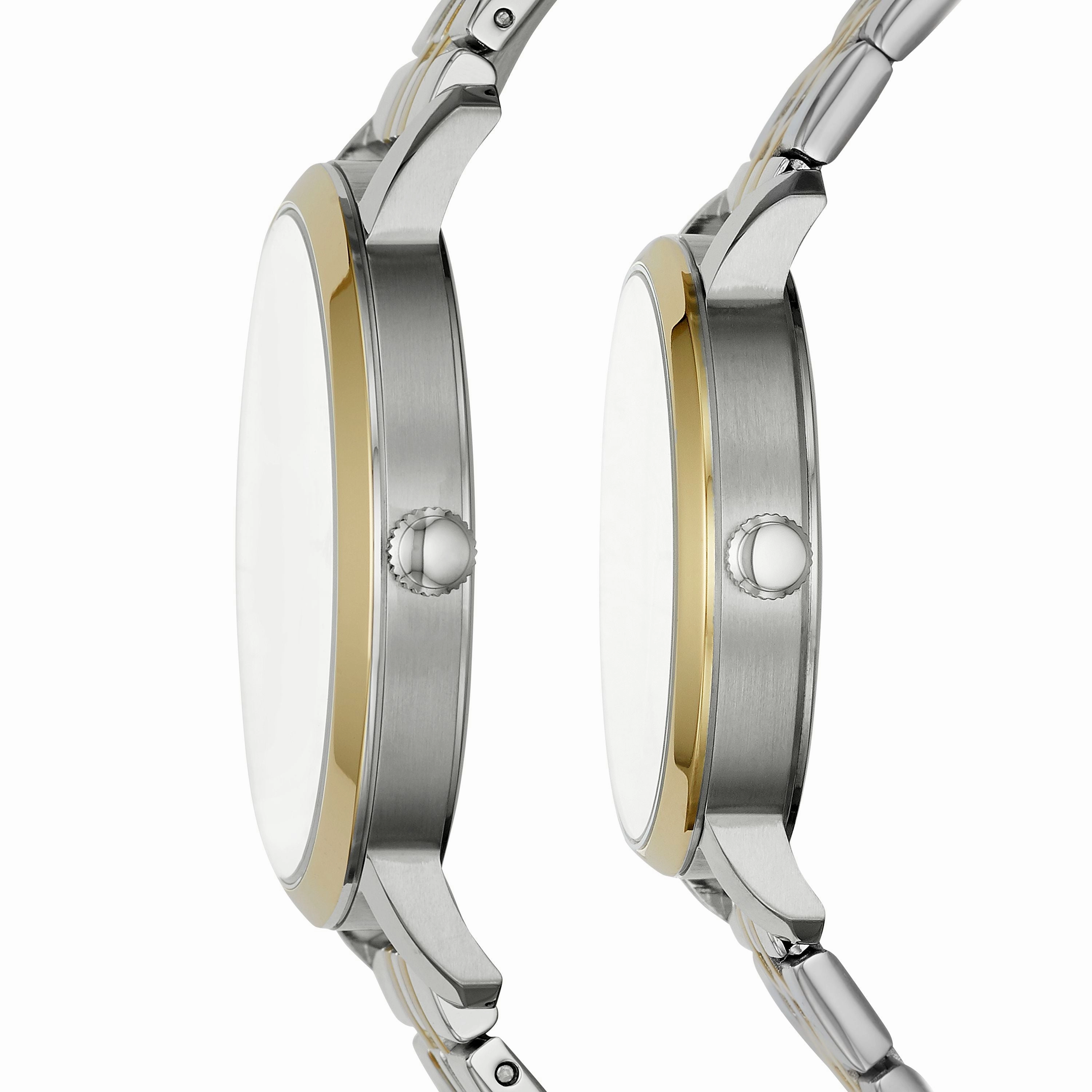 Fossil Men's Lux Luther Three-Hand, Stainless Steel Watch