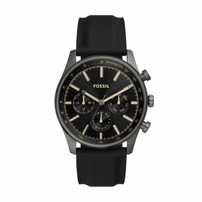 Fossil Men's Sullivan Multifunction, Smoke Stainless Steel Watch