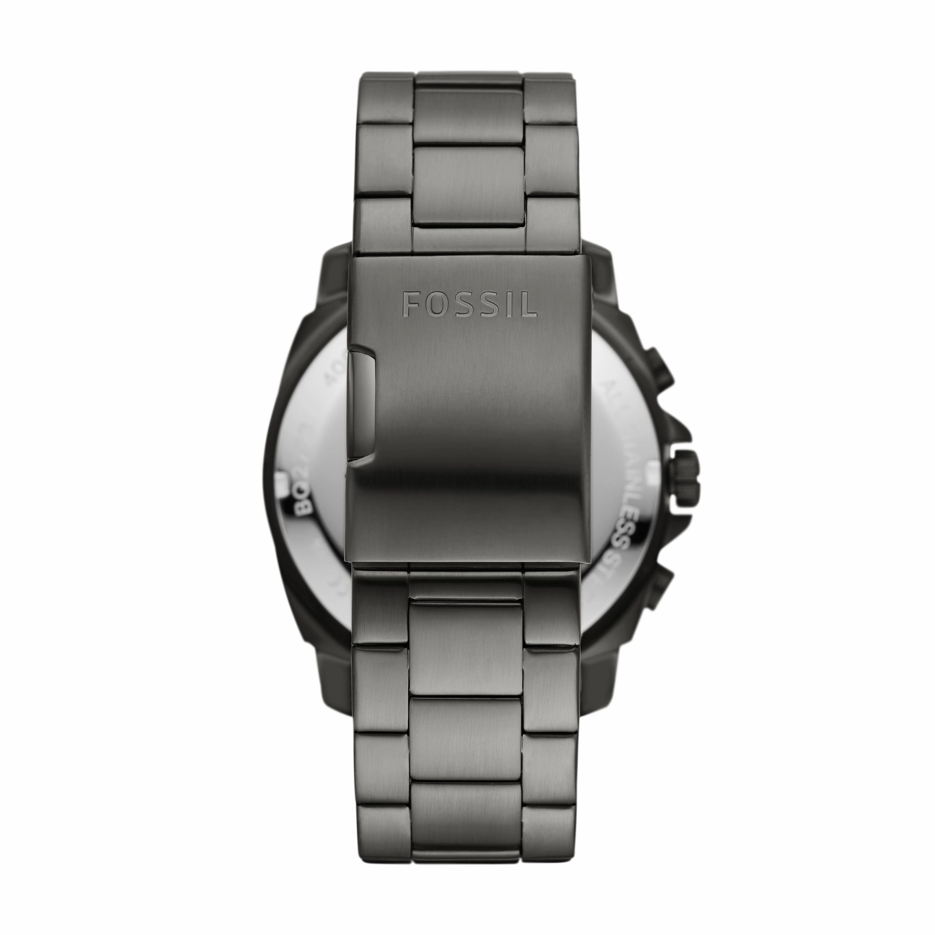 Fossil Outlet Men's Privateer Chronograph, Smoke Stainless Steel Watch
