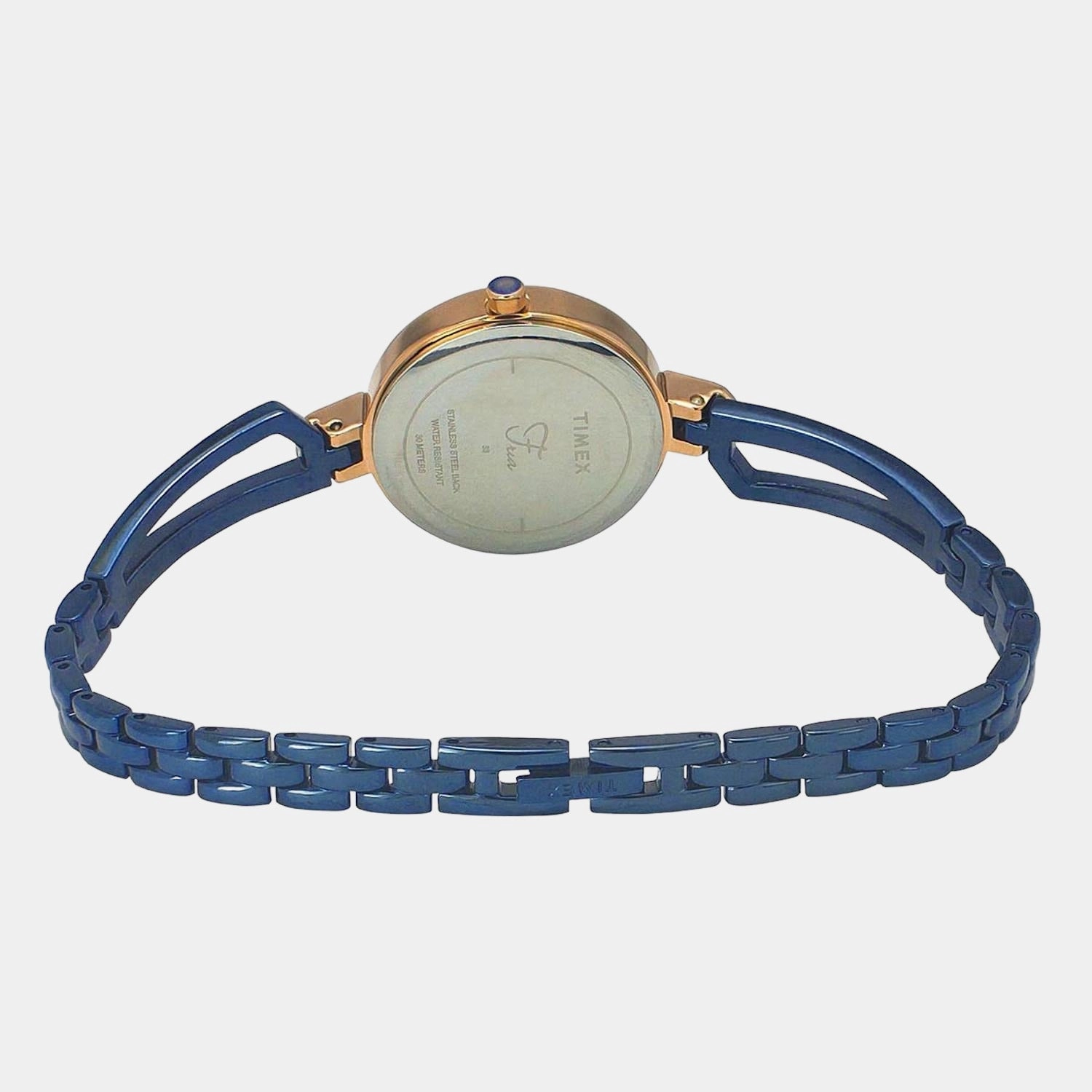 Fria Women Blue Analog Stainless Steel Watch TWEL15102
