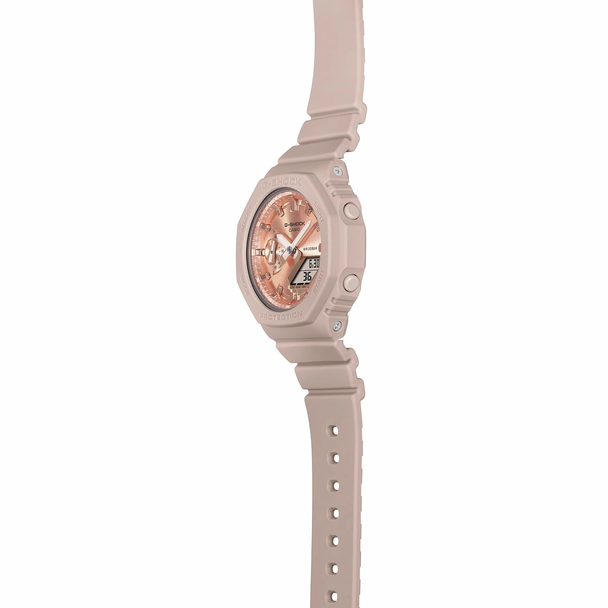 G-Shock Analog Digital DUO Mid Pink Resin Band Watch GMAS2100MD-4A