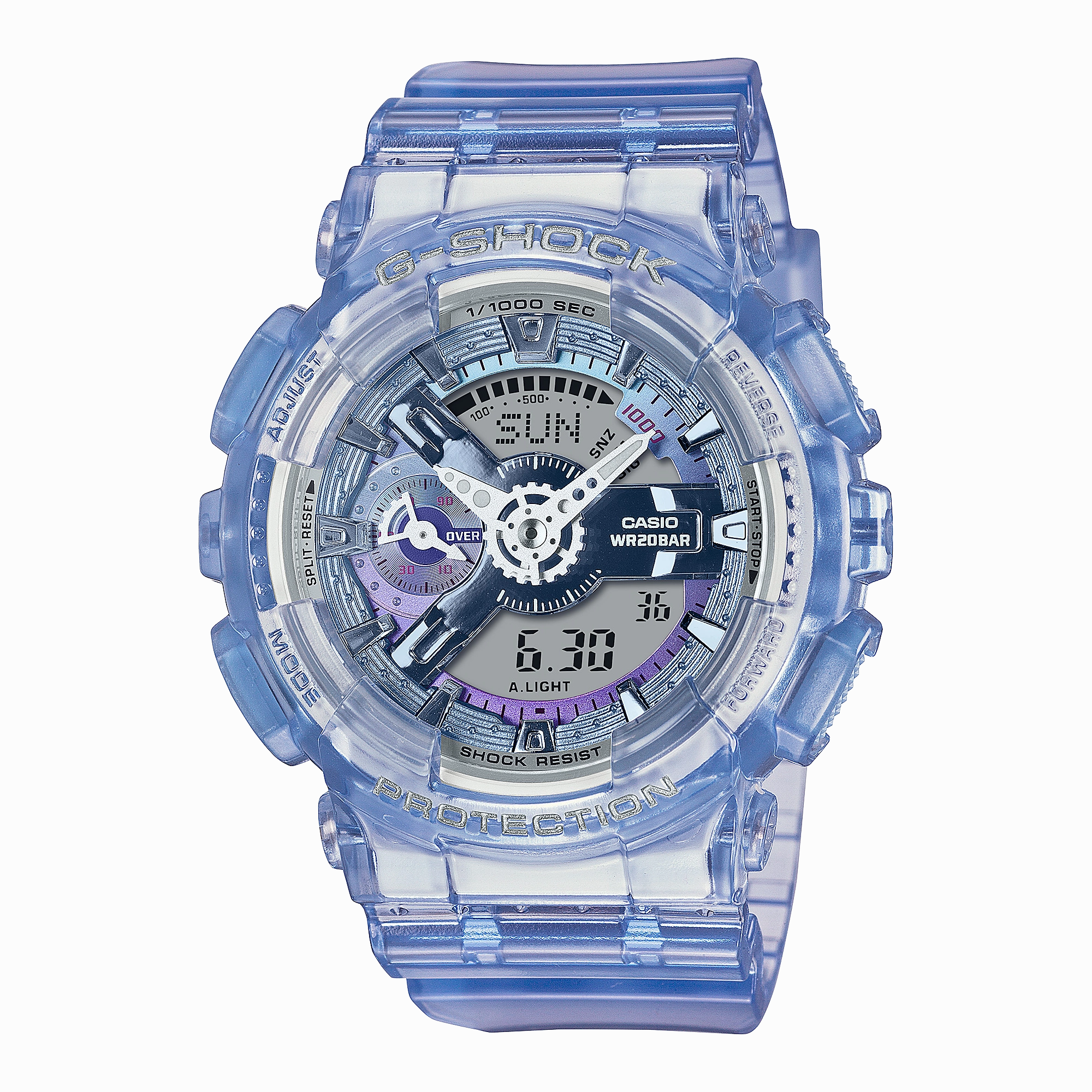G-Shock Analog Digital Mid DUO Virtual World Resin Band Watch GMAS110VW-6A