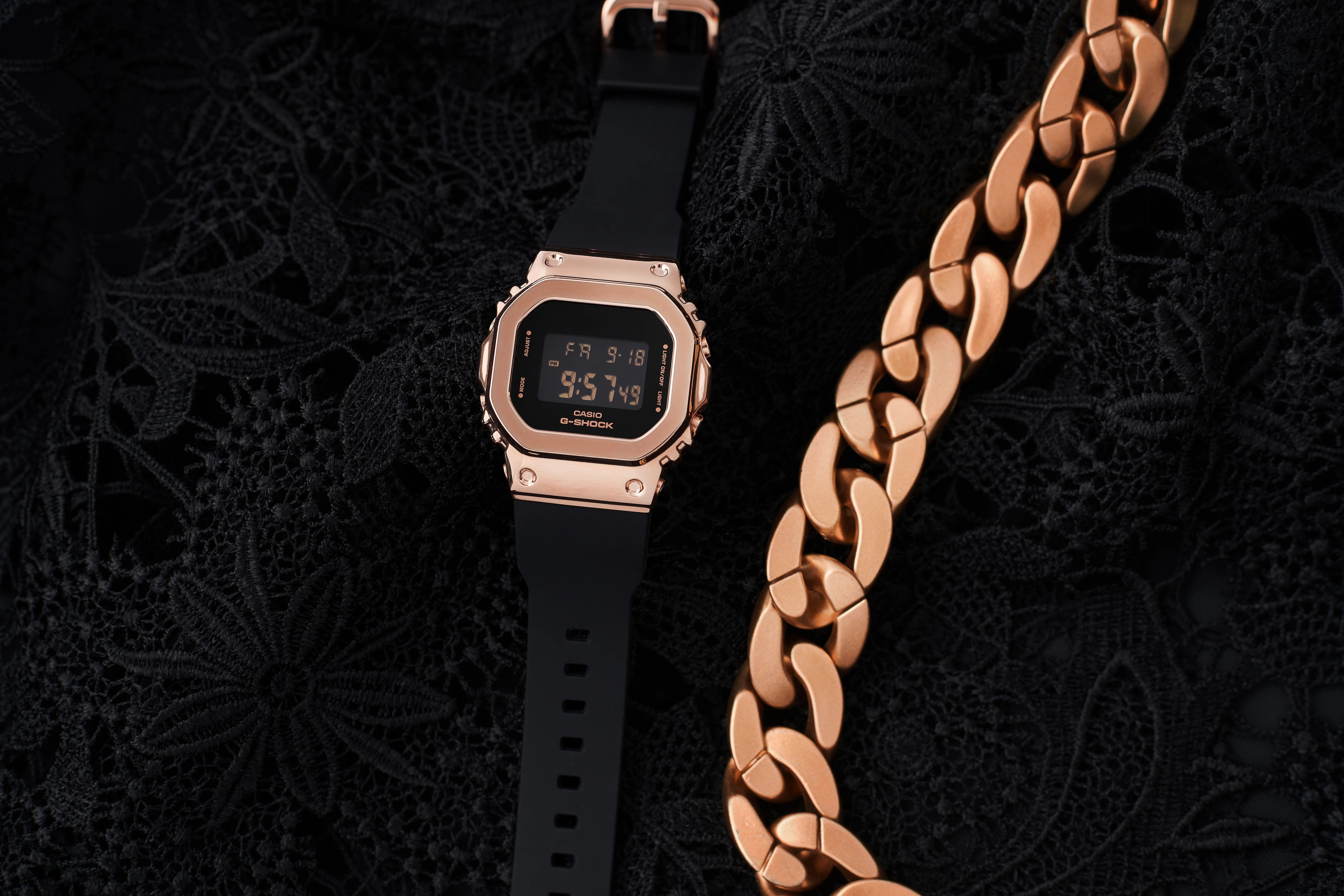 G-Shock Black Resin Band Watch GMS5600PG-1D