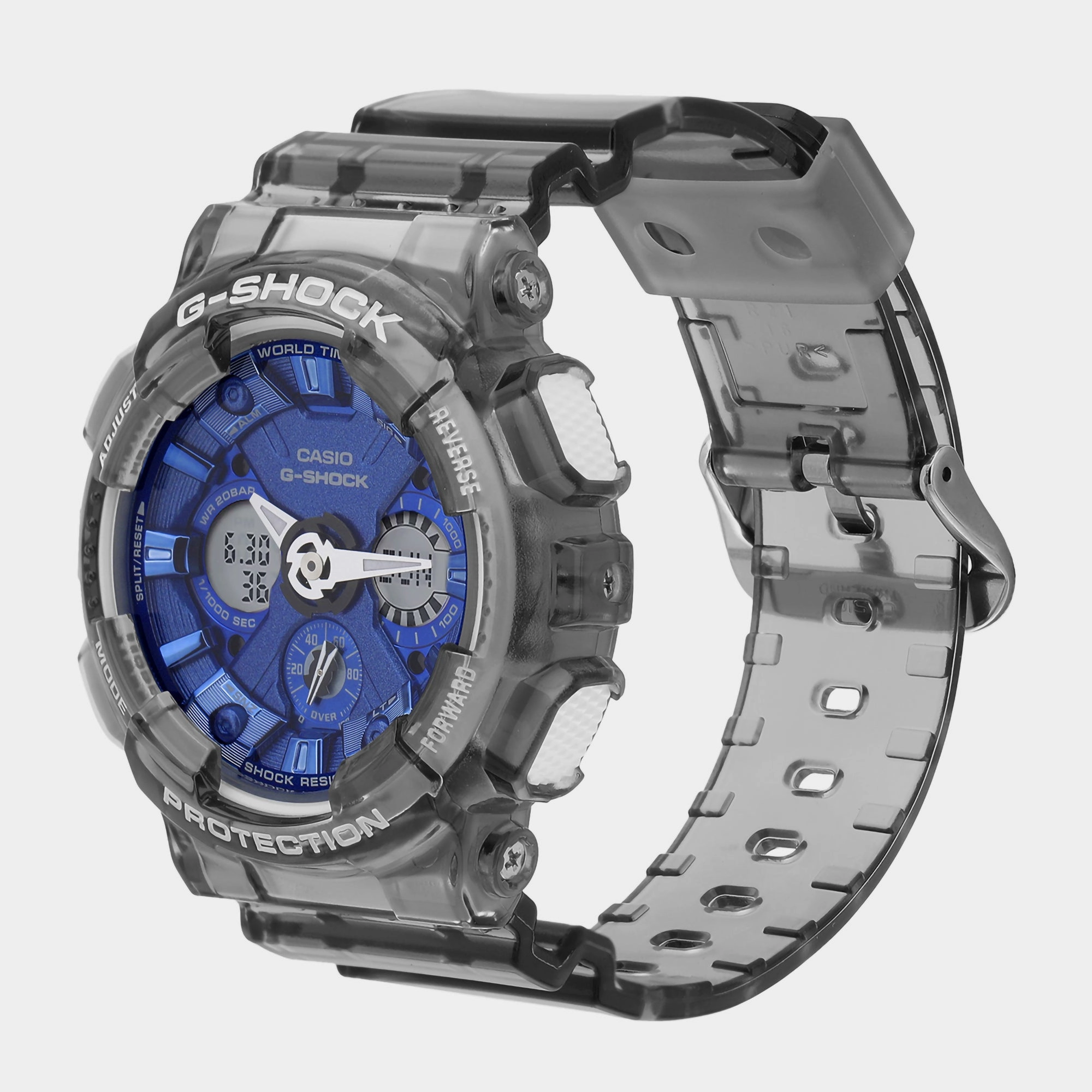 G-Shock Blue Women's Analog-Digital Resin Watch G1379 - GMA-S120TB-8ADR