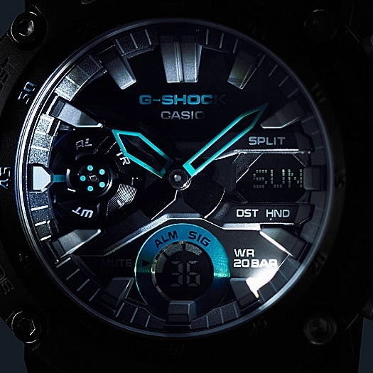 G-Shock Carbon Core Blue Band Watch GA2000-1A2