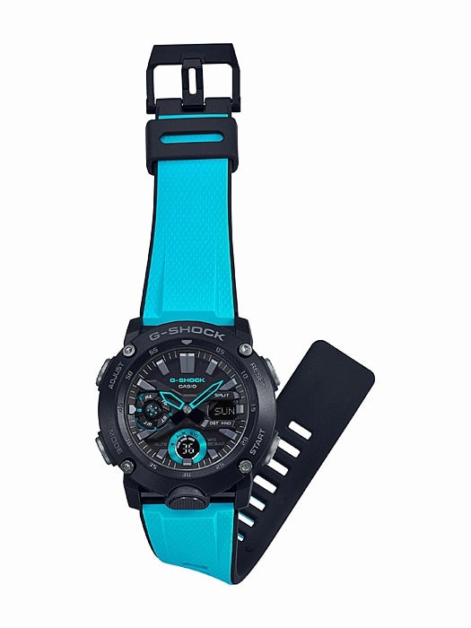 G-Shock Carbon Core Blue Band Watch GA2000-1A2