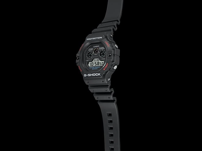 G Shock Digital 5900 Style Black Resin Band Watch DW5900-1D