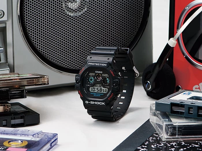 G Shock Digital 5900 Style Black Resin Band Watch DW5900-1D