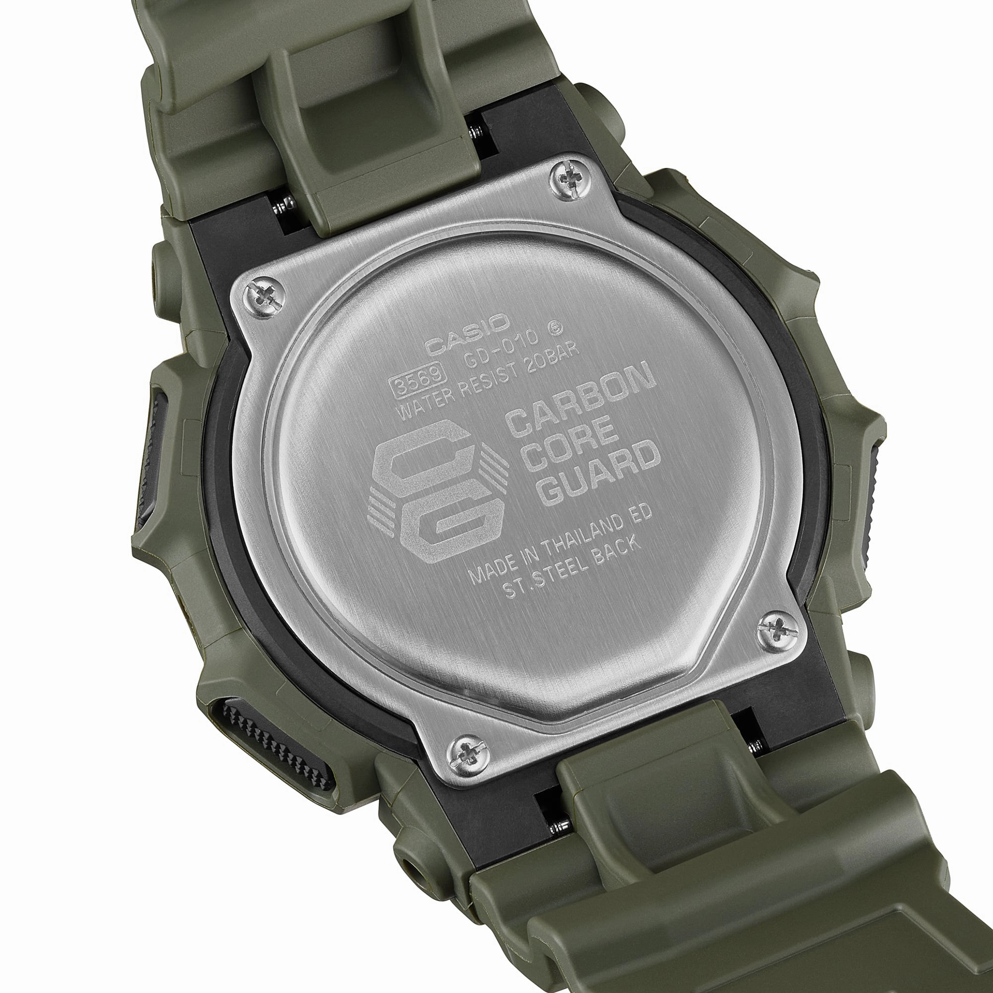 G-Shock Digital Green Resin Band Watch GD010-3D