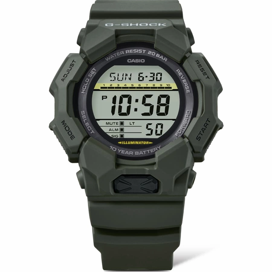 G-Shock Digital Green Resin Band Watch GD010-3D