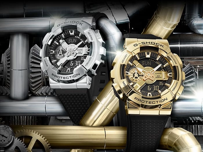 G-Shock DUO Stainless Steel Men's Chronograph Watch GM110-1A