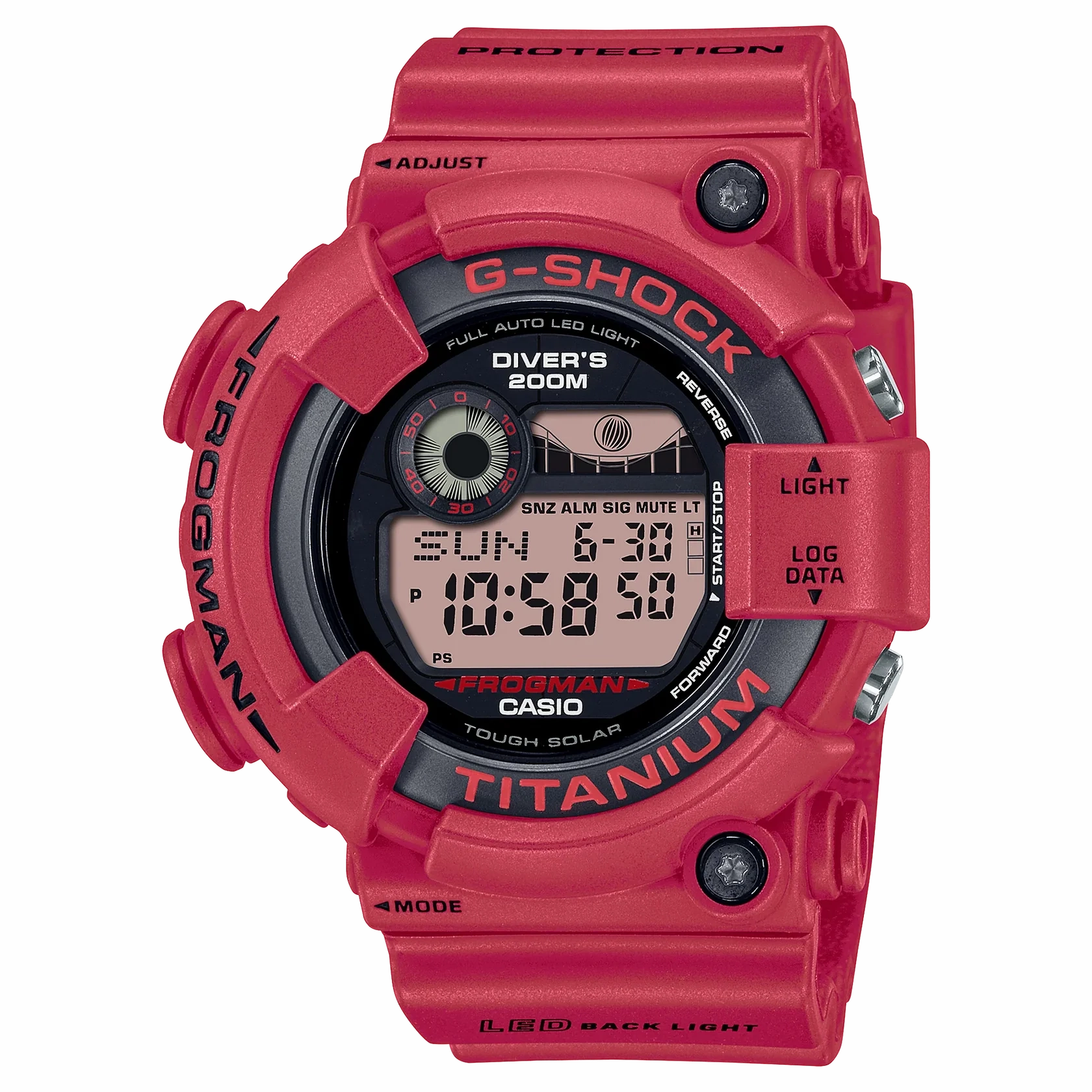 G-Shock Frogman Red Rubber Band Men's Watch GW8230NT-4D