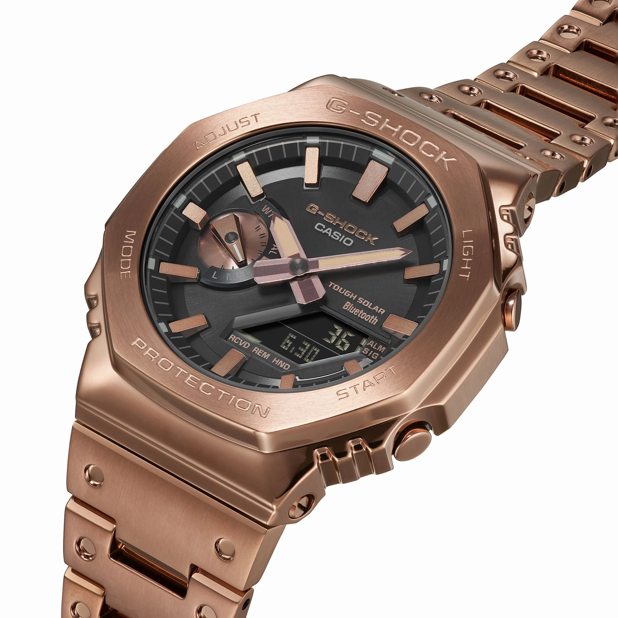 G-Shock Full Metal Rose Gold Solar Watch GMB2100GD-5A