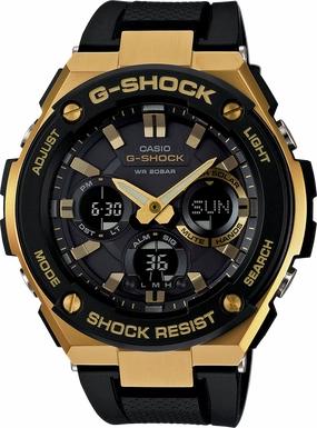 G-Shock G-Steel Solar Gold and Black Mens Watch GSTS100G-1A