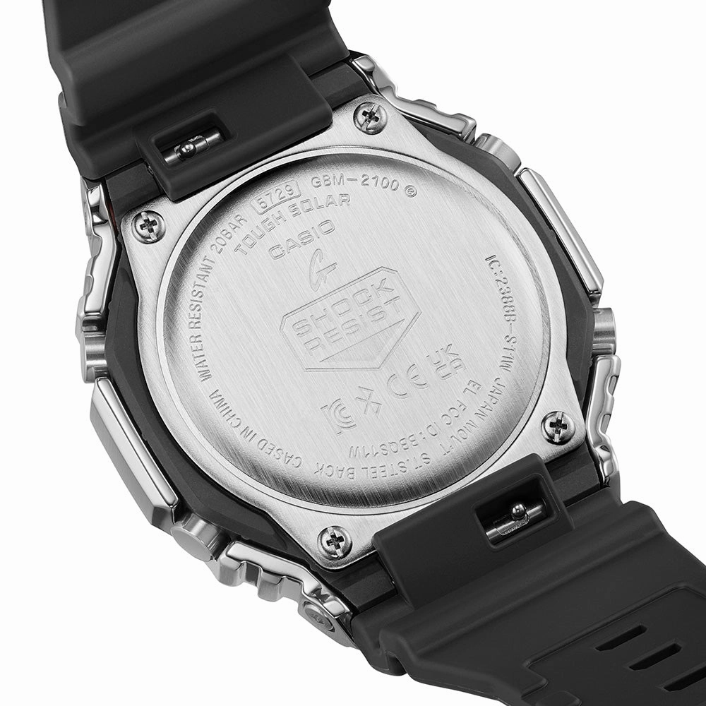 G-Shock GBM2100A-1A2 Metal Covered Bluetooth 'CasiOak'