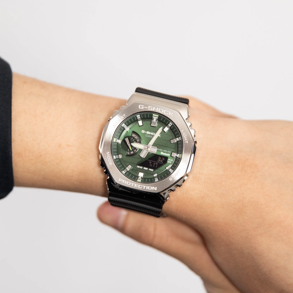 G-Shock GBM2100A-1A3 Metal Covered Bluetooth 'CasiOak'