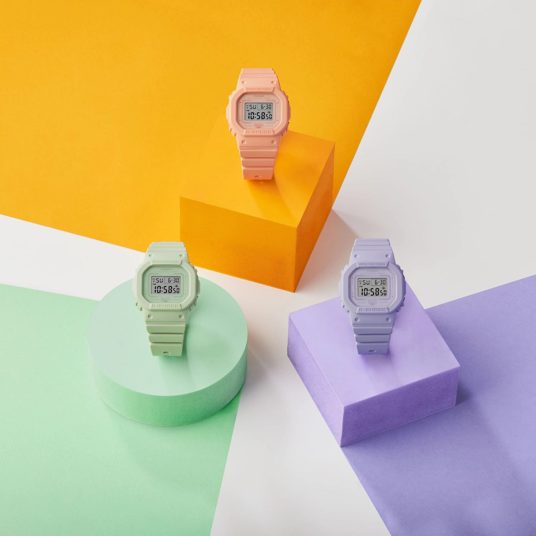 G-Shock Green Resin Band Watch GMDS5600BA-3D