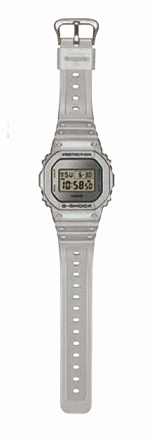 G-Shock Grey Resin Band Mens Watch DW5600FF-8D