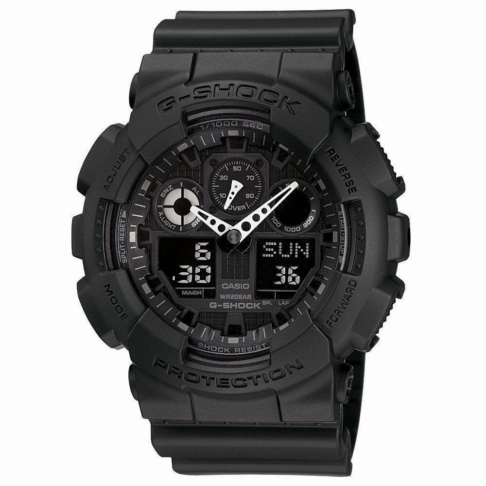 G-Shock Military Matte Black Men's Watch GA100-1A1