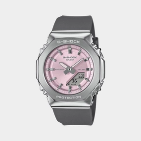 G-Shock Women Quartz Pink Dial Analog-Digital Resin Watch GM-S2110-4ADR G1626