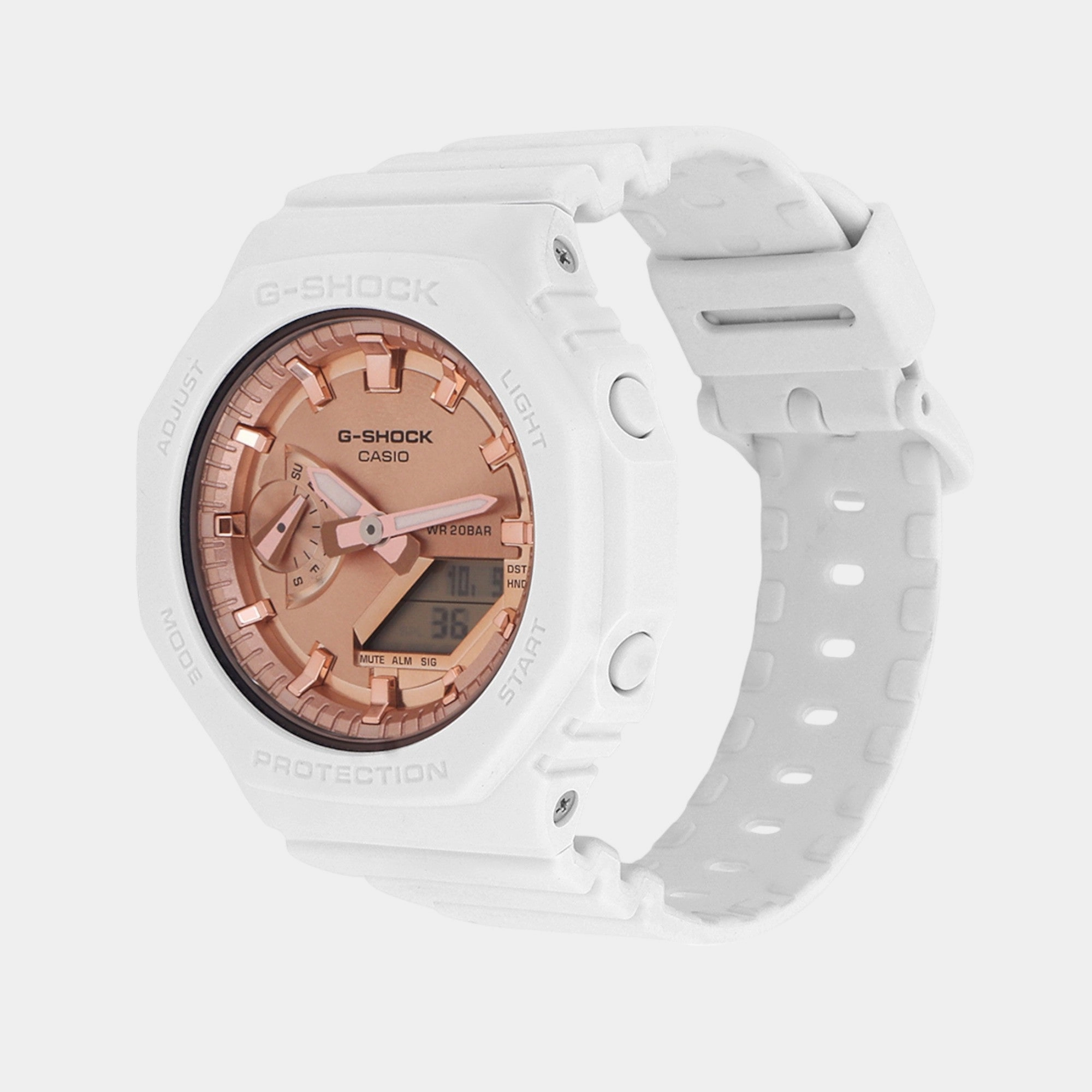G-Shock Women Quartz Rose Gold Dial Analog-Digital Resin Watch GMA-S2100MD-7ADR G1461