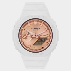 G-Shock Women Quartz Rose Gold Dial Analog-Digital Resin Watch GMA-S2100MD-7ADR G1461