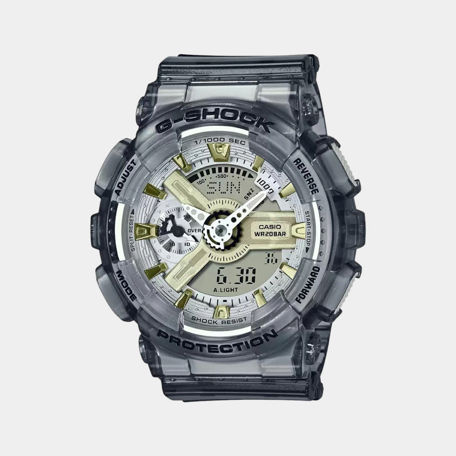 G-Shock Women's Analog-Digital Resin Watch G1224 - GMA-S110GS-8ADR