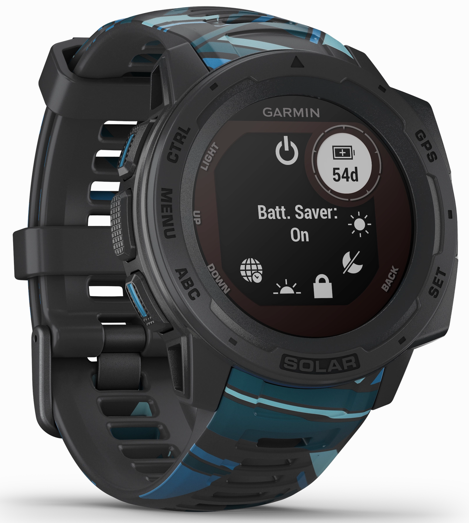 Garmin Watch Instinct Solar Surf Edition Pipeline