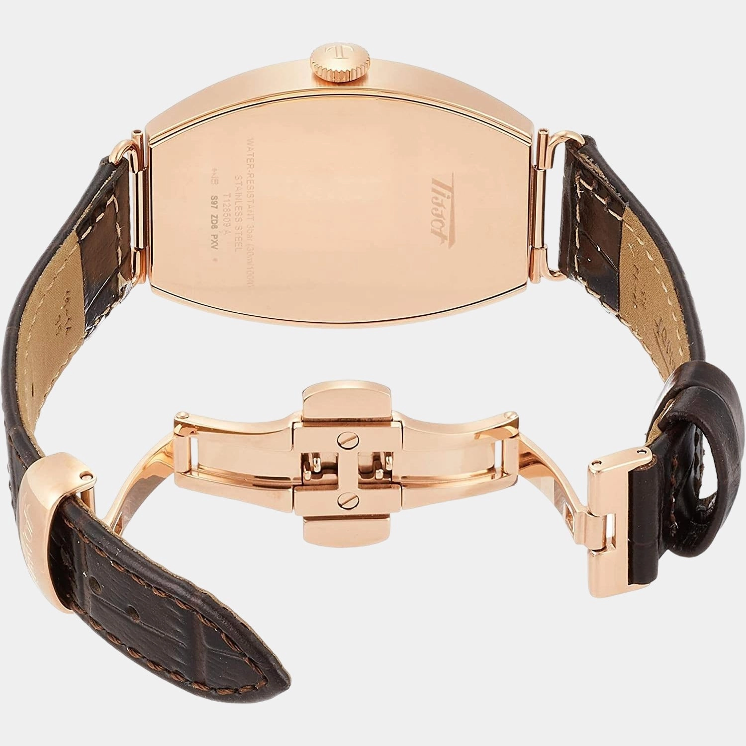Gentleman Women Analog Leather Watch T1285093603200
