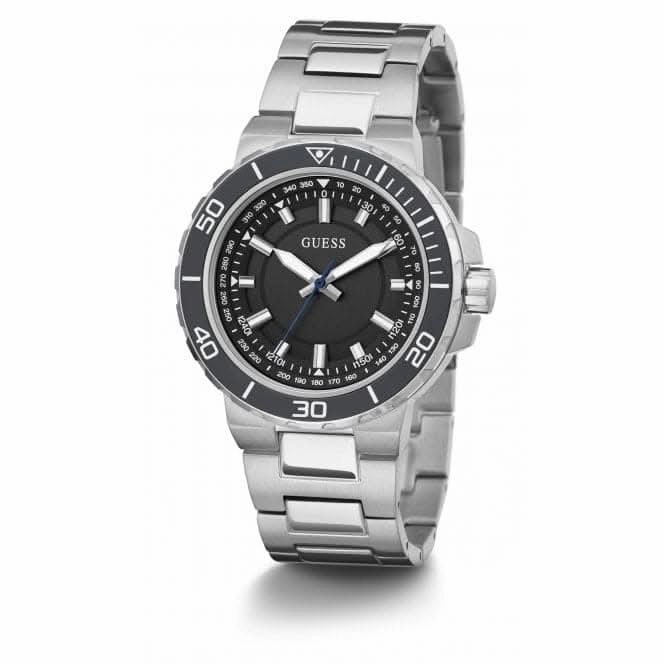 Gents Track Stainless Steel Silver Watch GW0426G1
