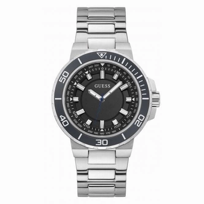 Gents Track Stainless Steel Silver Watch GW0426G1