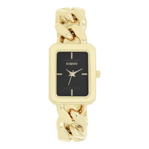 Gold coloured OOZOO watch with chain bracelet - C11274