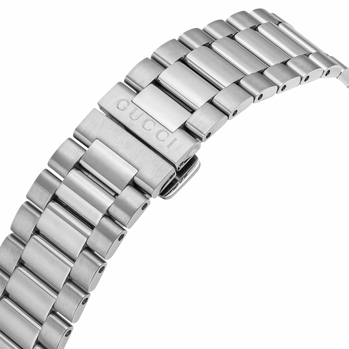 Gucci G-Timeless Stainless Steel Orange Dial Quartz Mens Watch YA126370