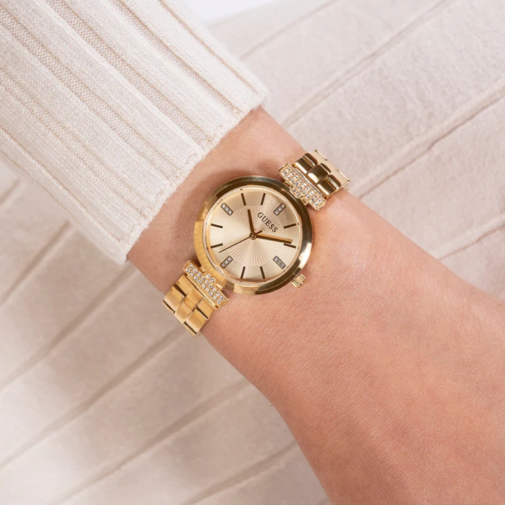Guess Analog Array Stainless Steel Strap Women Watch GW0762 Series