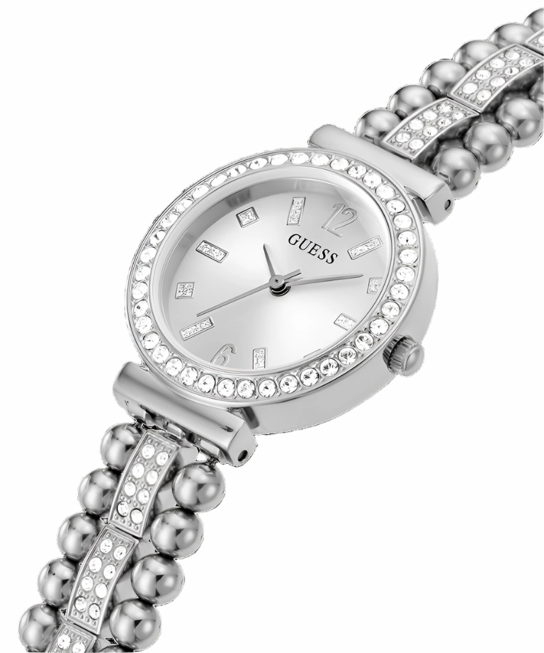 Guess Gala Silver Dial Stainless Steel Watch GW0401L1