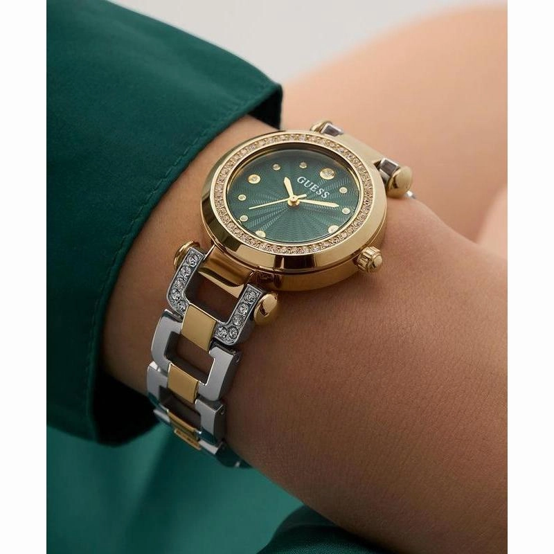 Guess Ginger Ladies 2-Tone Gold Tone Analog Watch