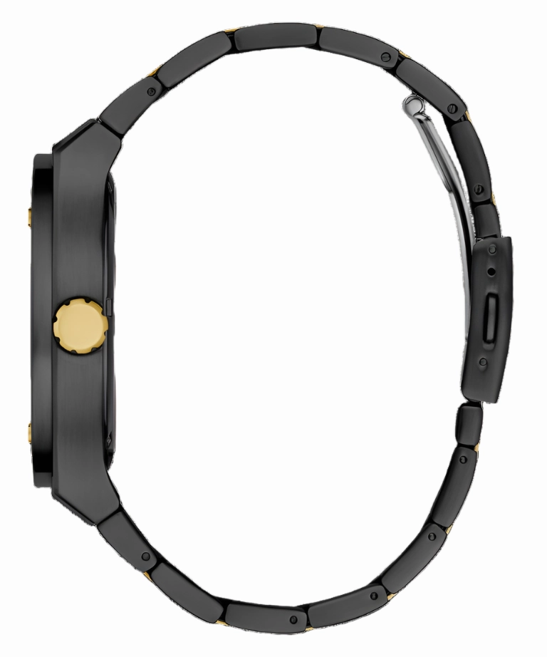 Guess Jet Black Dial Black Bracelet Multi-function Watch GW0795G3